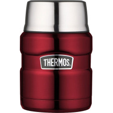 Style The food thermos with a spoon and a cup - red 470 ml