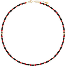 Men's beaded necklace MLJ675
