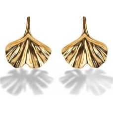 Unique gold-plated earrings Leaves Juliette EWE250212G