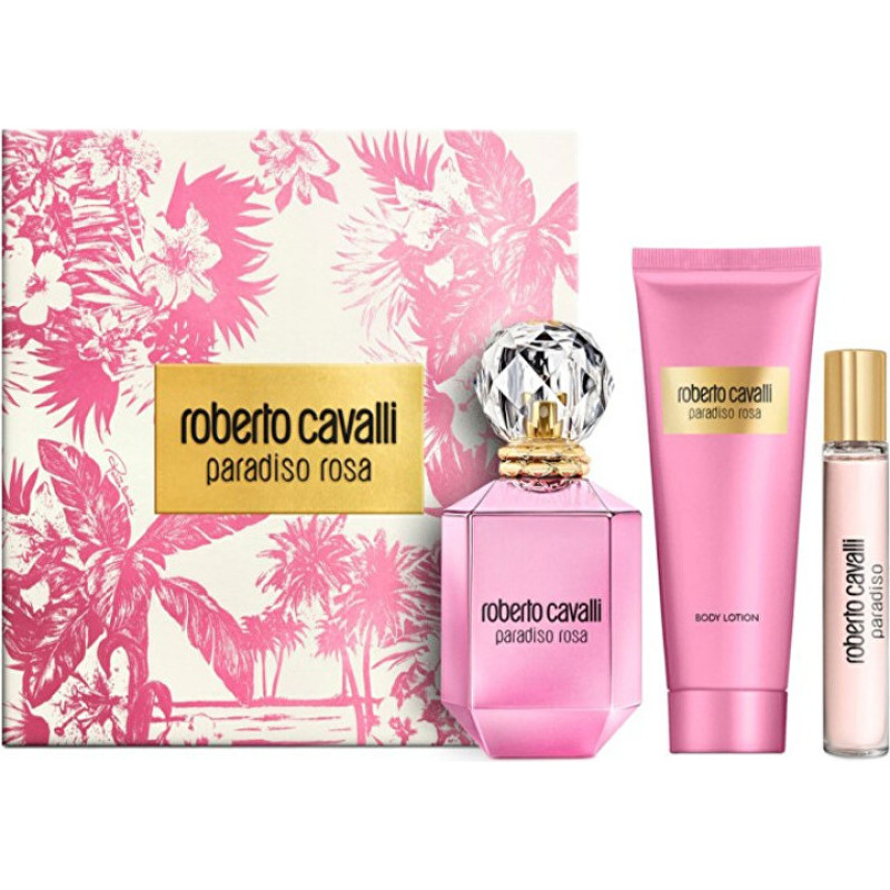 Paradiso Rosa - EDP 75 ml + tělové mléko 100 ml + EDP 15 ml