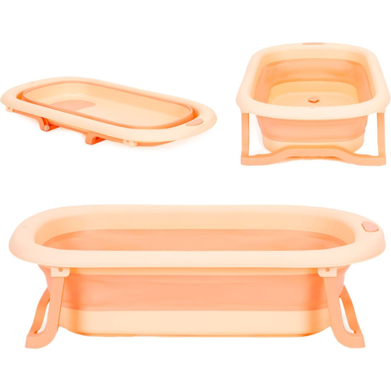 Ecotoys Children's bathtub foldable with drain Ecotoys pink