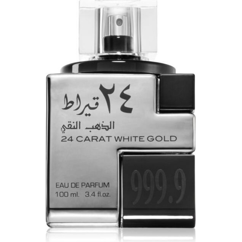 Parfimērijas ūdens Lattafa 24 Carat White Gold EDP sievietēm/vīriešiem, 100 ml