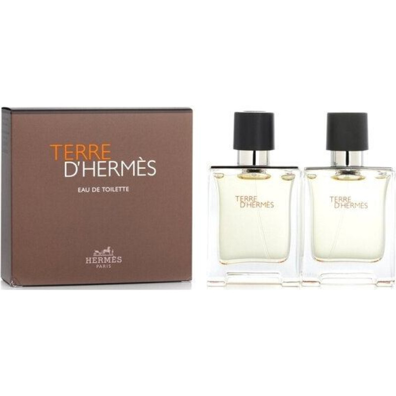 Komplekts Hermès Terre D'Hermes vīriešiem, tualetes ūdens EDT, 50 ml + tualetes ūdens EDT, 50 ml