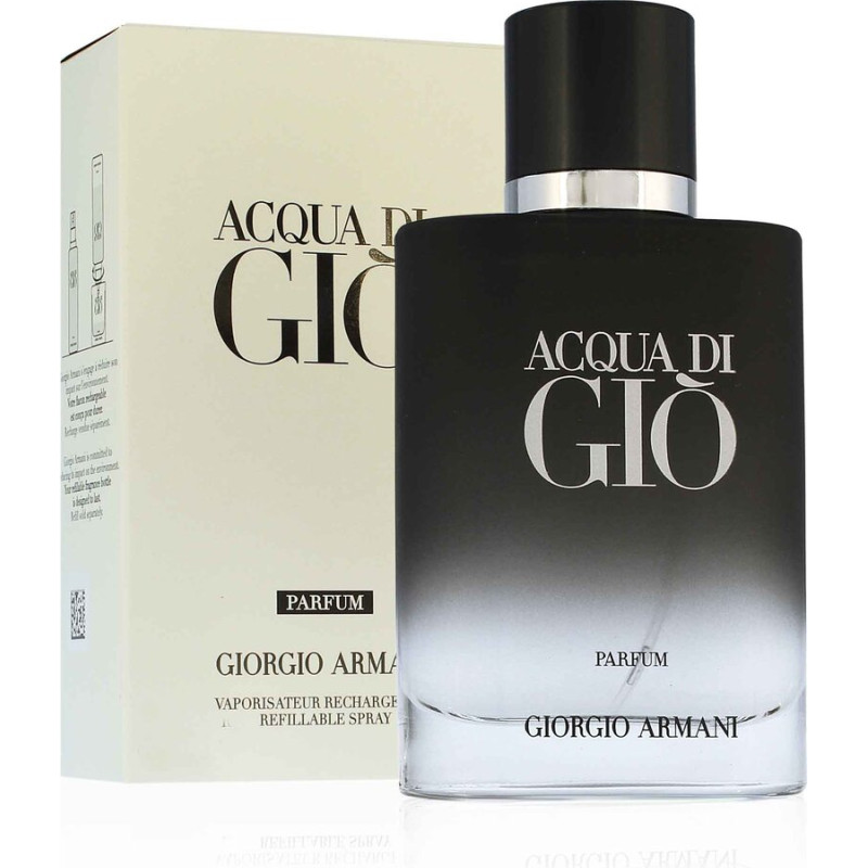 Smaržas Giorgio Armani Acqua di Gio Parfum papildu svaigs vīriešu aromāts