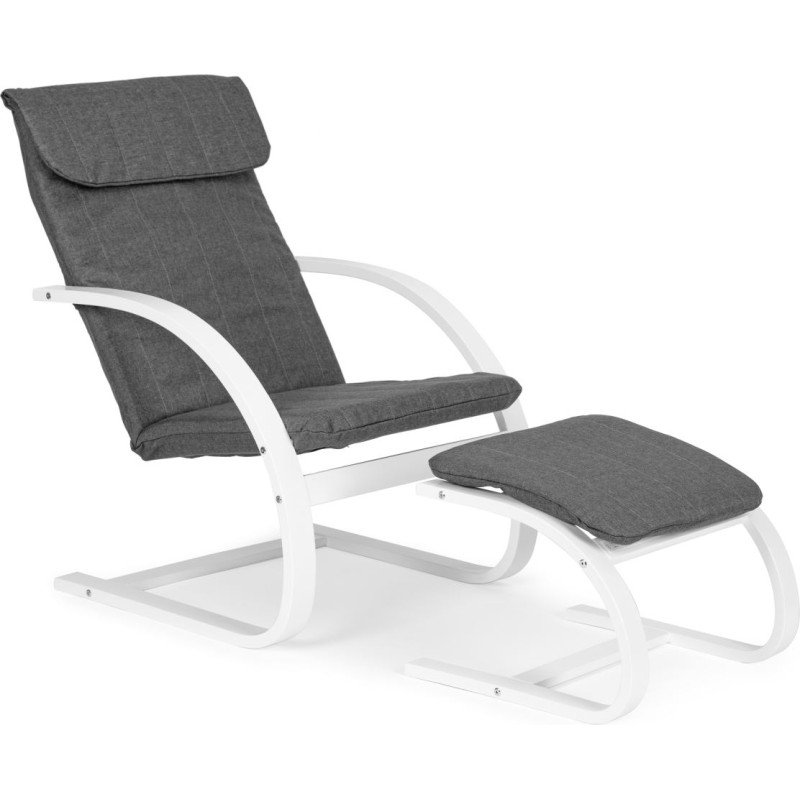 Modernhome Finnish Rocking Chair with Footrest Lounger for Living Room ModernHome