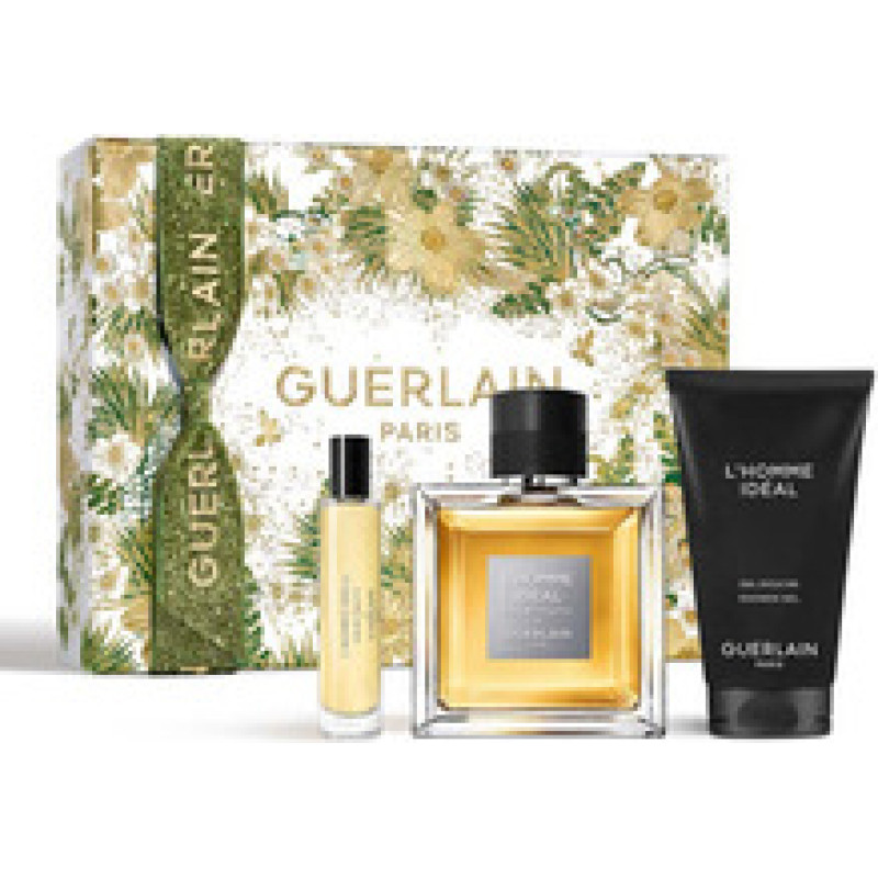 Guerlain L&acute;Homme Ideal D&aacute;rkov&aacute; sada EDT 100 ml, sprchov&yacute; gel 75 ml a miniaturka EDT 10 ml
