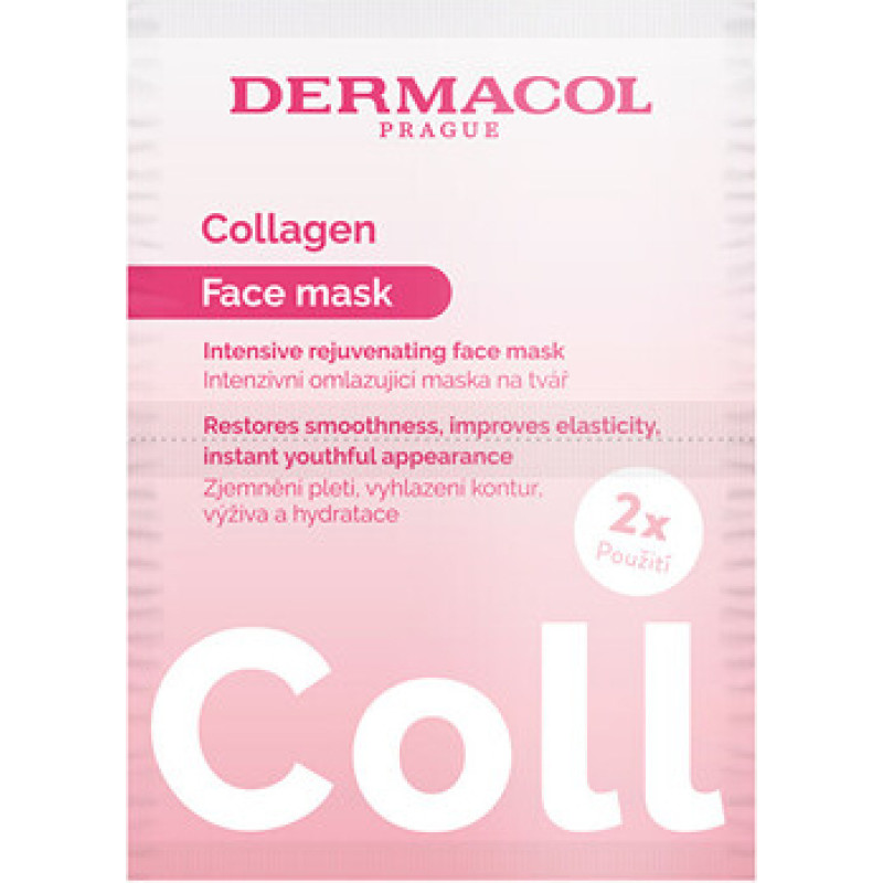 Dermacol Collagen Face Mask - Omlazuj&iacute;c&iacute; pleťov&aacute; maska