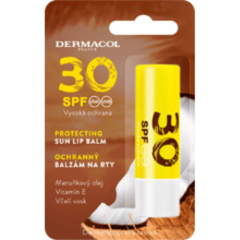 Dermacol Sun Protecting Sun Lip Balm SPF 30 - Ochrann&yacute; balz&aacute;m na rty proti slunečn&iacute;mu z&aacute;řen&iacute; 6 g