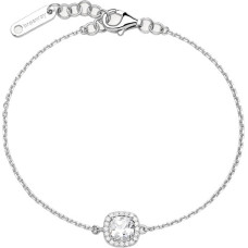 Matching silver bracelet with cubic zirconia Fancy Infinite White FIW158