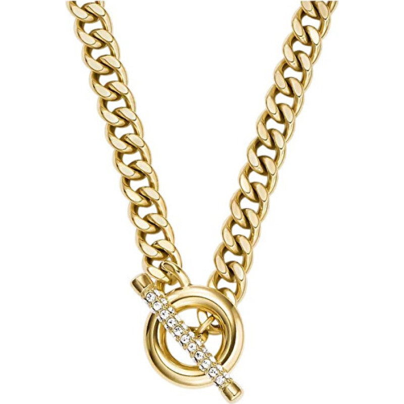 Women's necklace with crystals Carlie T-Bar JF04956710