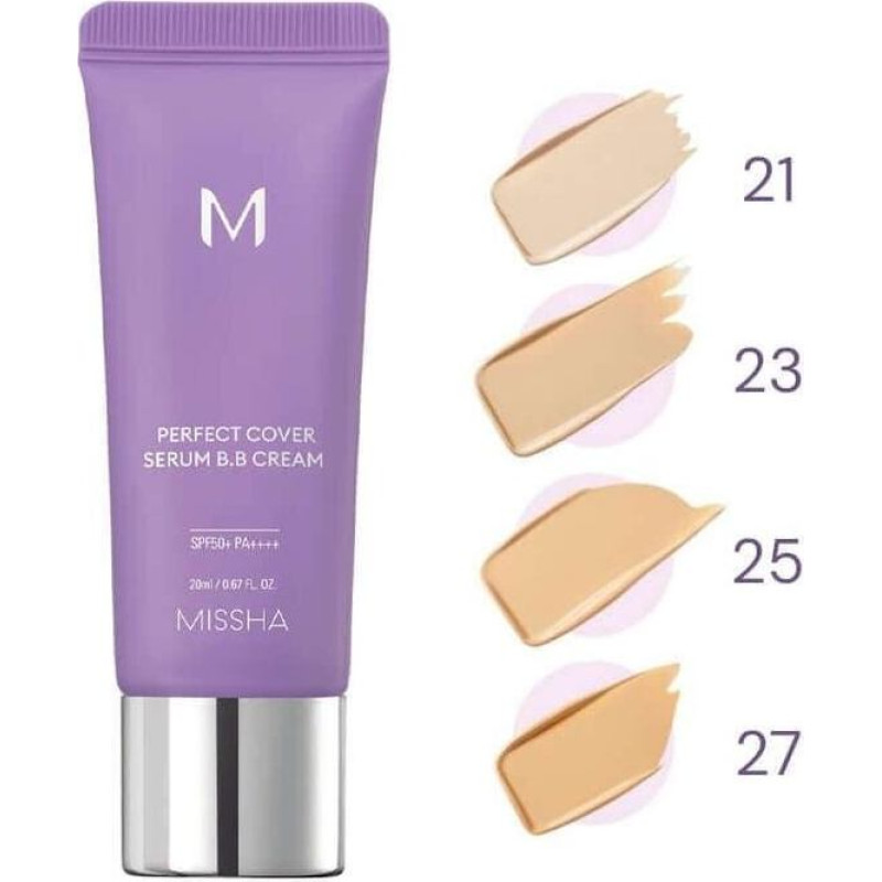 Tonizējošais krēms Missha M BB serums SPF42 PA+++, 20 ml