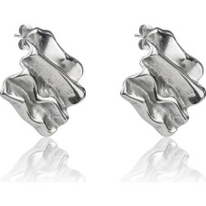 Modern steel earrings MCE24015S
