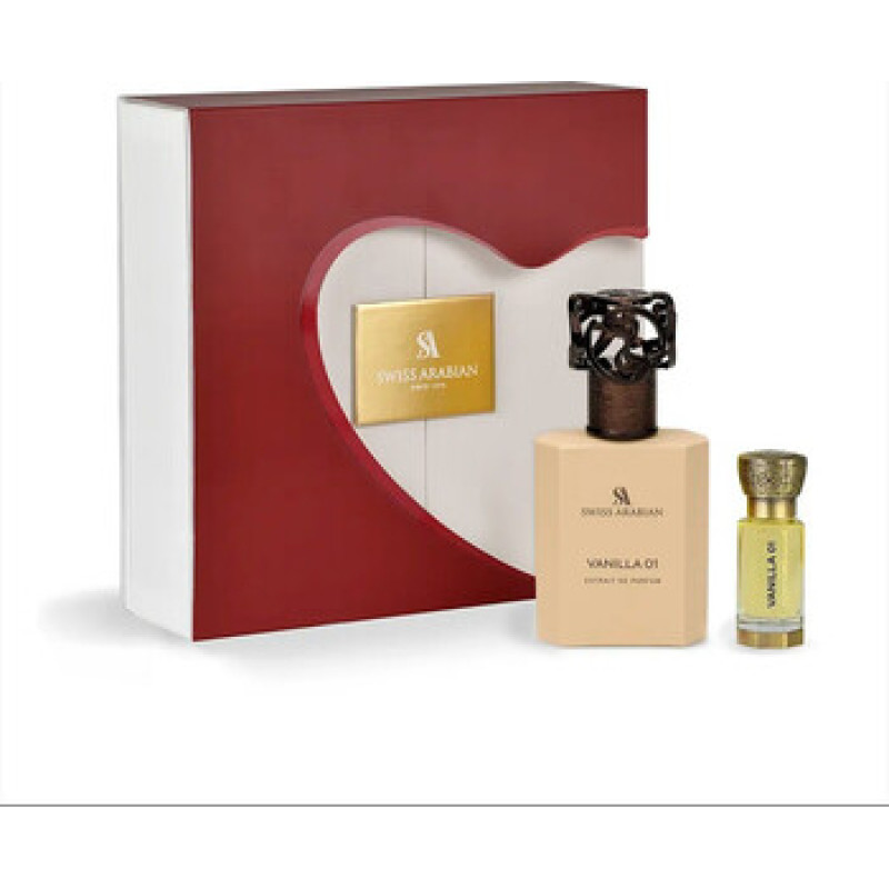 Swiss Arabian Vanilla 01 D&aacute;rkov&aacute; sada Extrait de Parfum 50 ml a parfumed oil 12 ml