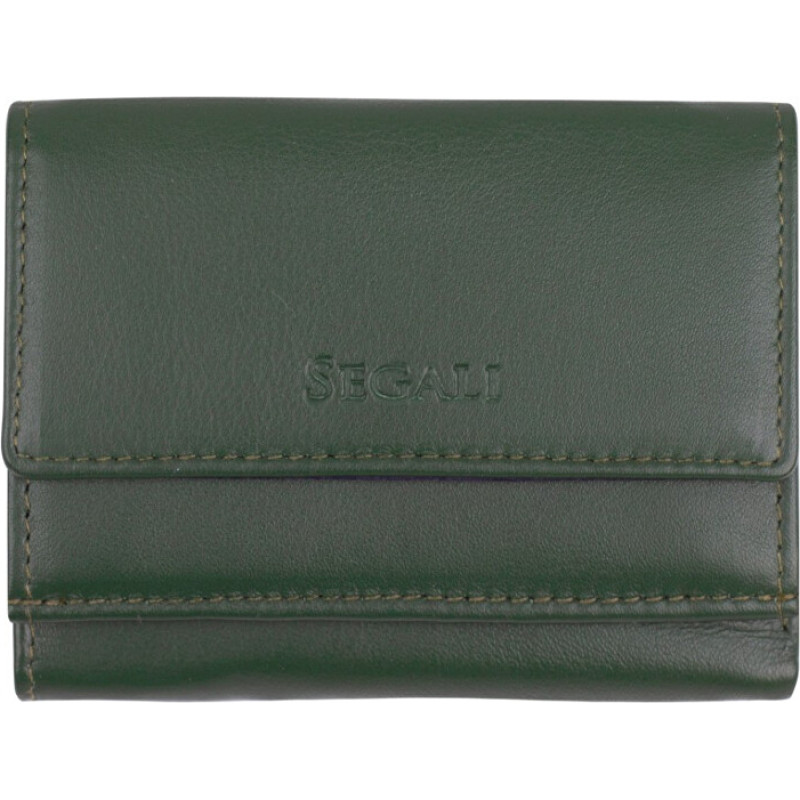 Women´s leather wallet 1756 green