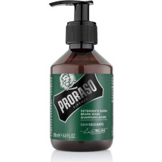 PRORASO Bārdas šampūns Atsvaidzinošs, Zaļā līnija, 200ml