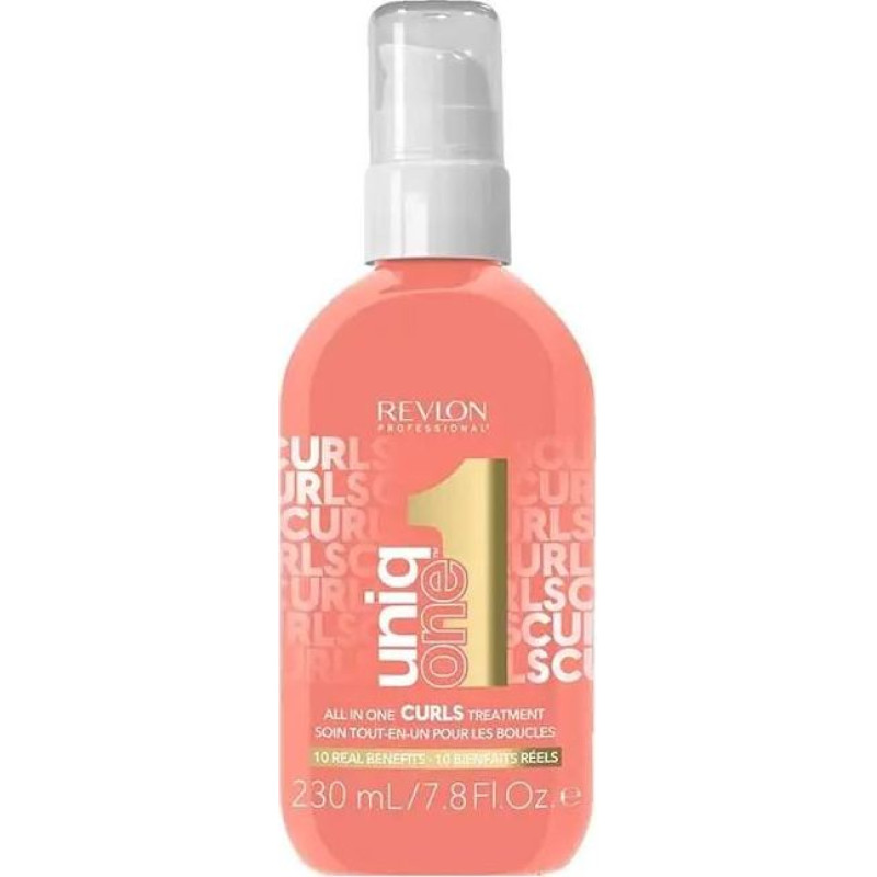 Izsmidzināma matu maska ​​Revlon Uniq One All In One Curls Treatment 230ml