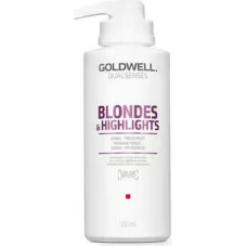 Goldwell Dualsenses Blondes & Highlights 60 Sec Treatment - Regenerating mask neutralizing yellow tones of hair