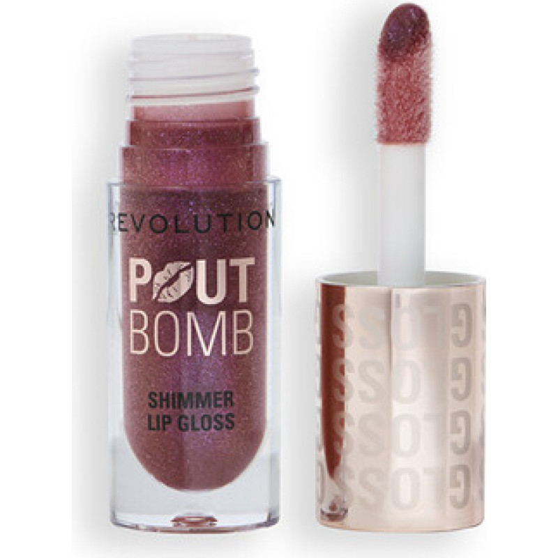 Makeup Revolution Pout Bomb Shimmer Lip Gloss - Lesk na rty 4,5 ml