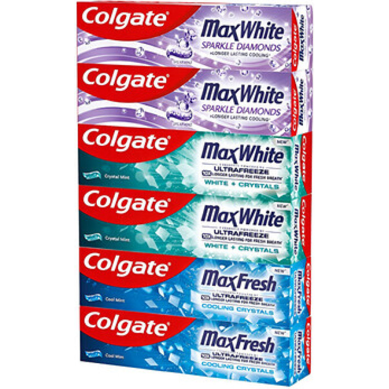 Colgate Max Mix Sixpack Toohtpaste - Zubn&iacute; pasta