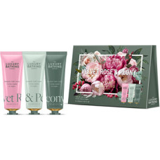 Grace Cole Rose & Peony Hand Cream Set ( Růže & Pivoňka ) - D&aacute;rkov&aacute; sada kr&eacute;mů na ruce ( 3 ks )