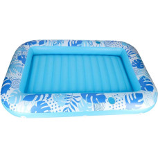 Piepūšamais peldvietu matracis, sauļošanās krēsls ar spilvenu zils