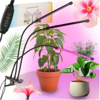 LED augu augšanas lampas panelis 3 spuldzes