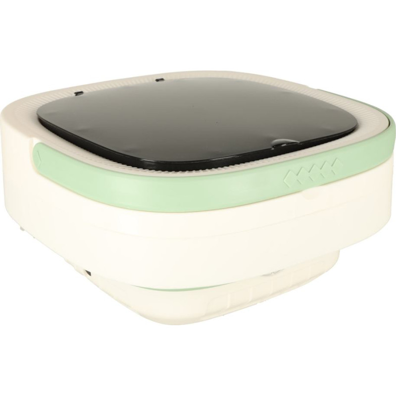 Mini salokāmā pārnēsājamā veļas mazgājamā mašīna 12L zaļa