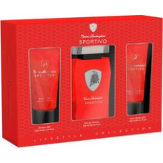 Lamborghini Sportivo Gift set EDT 125 ml, shower gel 100 ml and After Shave Balsam (after shave balm) 100 ml