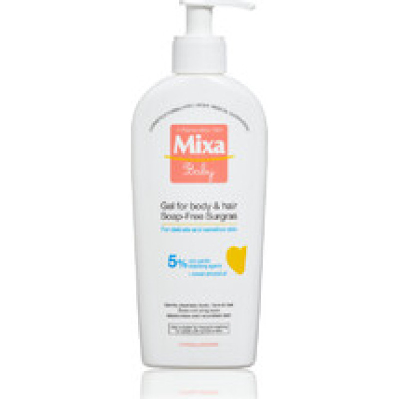 Mixa Baby Gel for body & hair Soap-Free Surgres - Extra nourishing cleansing gel and body hair of children