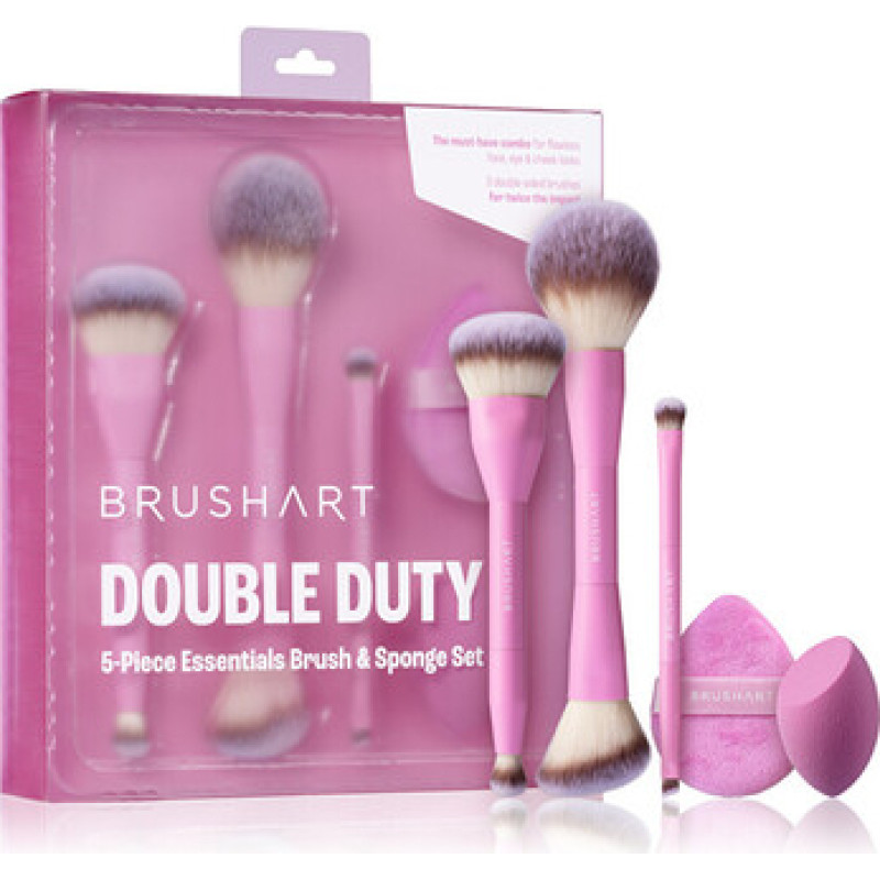 Brushart Double Duty Essentials Brush & Sponge Set - D&aacute;rkov&aacute; sada