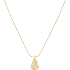 Elegant gold-plated necklace with Pavé crystals JNPSG-J1231