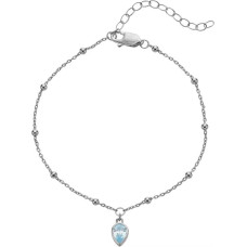 Bracelet for women born in March Silver Whisper SWB027