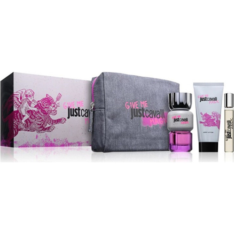 Give Me Magic For Her - EDP 90 ml + body lotion 100 ml + EDP 15 ml + cosmetic bag