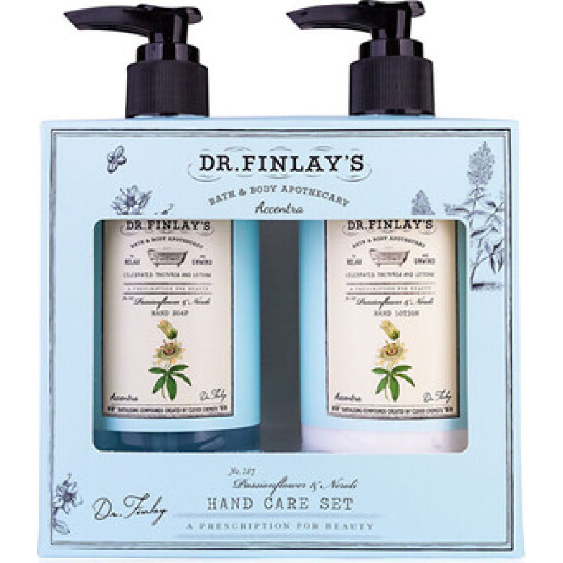 Accentra Passionflower & Neroli Dr. Finlay`s Hand Care Set - D&aacute;rkov&aacute; sada p&eacute;če o ruce s pumpičkou