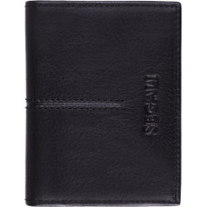 Men's leather document case 929 black