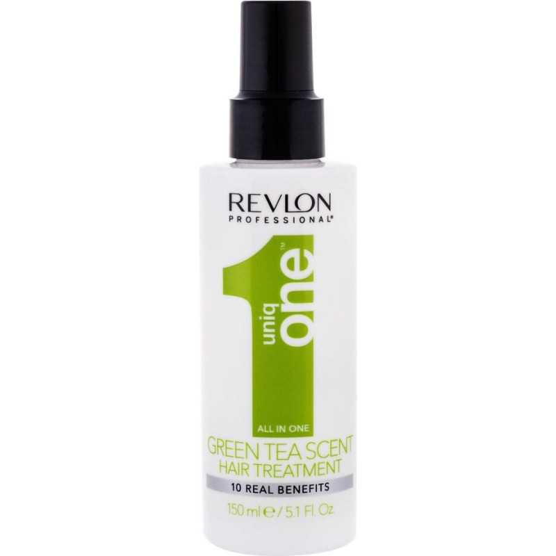 Izsmidzināms līdzeklis bojātiem matiem Revlon Professional Uniq Green Tea, 150 ml
