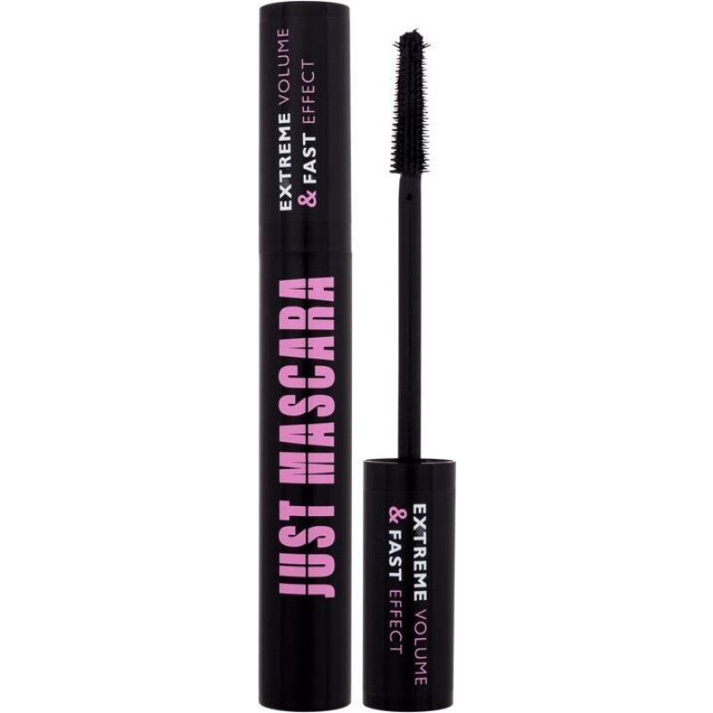 Skropstu tuša Dermacol Just Mascara Black apjomu palielinoša un veidojoša