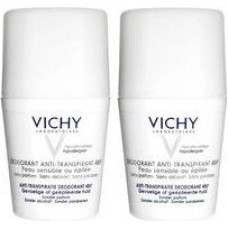 Rullīša dezodorants Vichy 48H Anti-Perspirant Deodorant Sensitive or Waxed, 2x50 ml