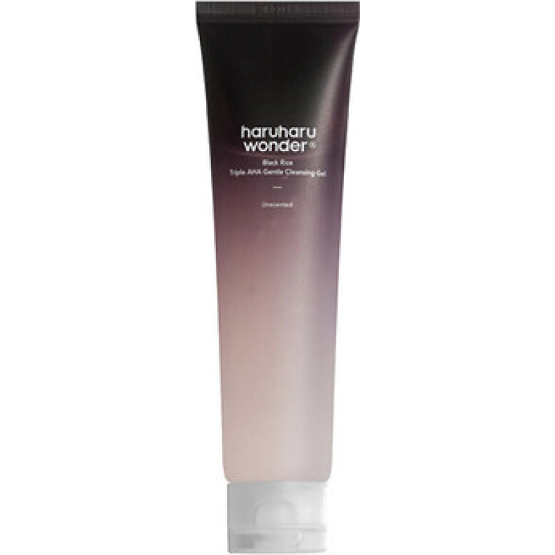Haruharu Wonder Black Rice Triple AHA Gentle Cleansing Gel - Jemn&yacute; exfoliačn&iacute; čistic&iacute; gel
