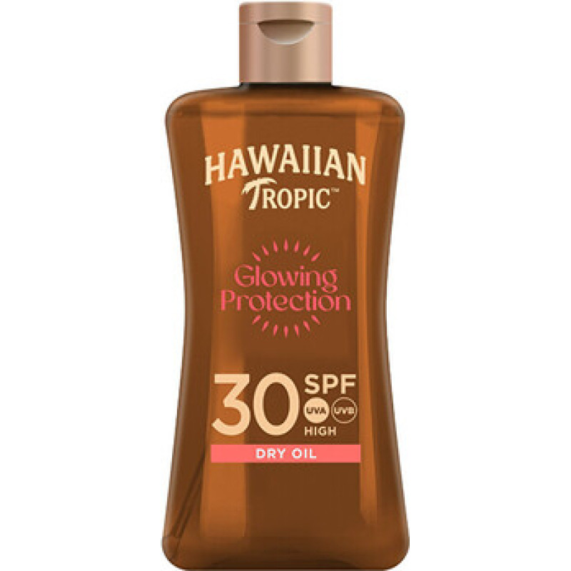 Hawaiian Tropic Glowing Protection Dry Oil SPF 30 - Such&yacute; olej na opalov&aacute;n&iacute;
