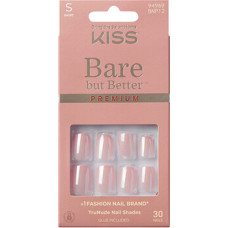 Kiss My Face Bare-But-Better Premium Nails - Gelov&eacute; nehty ( 30 ks )