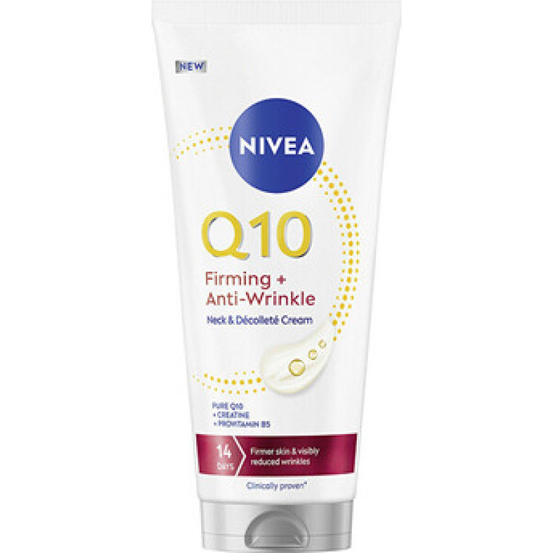 Nivea Firming and Anti-Wrinkle Neck & D&eacute;collet&eacute; Cream Q10 - Zpevňuj&iacute;c&iacute; kr&eacute;m na krk a dekolt
