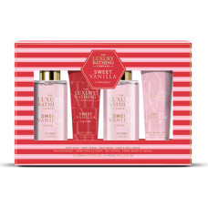 The Luxury Bathing Company D&aacute;rkov&aacute; sada koupelov&eacute; p&eacute;če ( Vanilka & Mandle )