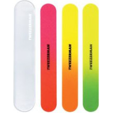 Tweezerman Neon Nail Files (3 pieces) - Neon nail with case