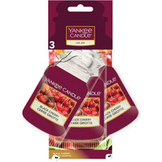 Yankee Candle Black Cherry Car Jar ( zral&eacute; tře&scaron;ně ) - Pap&iacute;rov&aacute; visačka do auta 3 ks