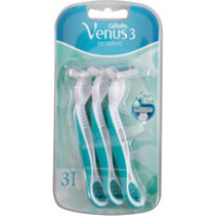 Gillette Jednor&aacute;zov&aacute; hol&iacute;tka Venus 3 Sensitive 3 ks