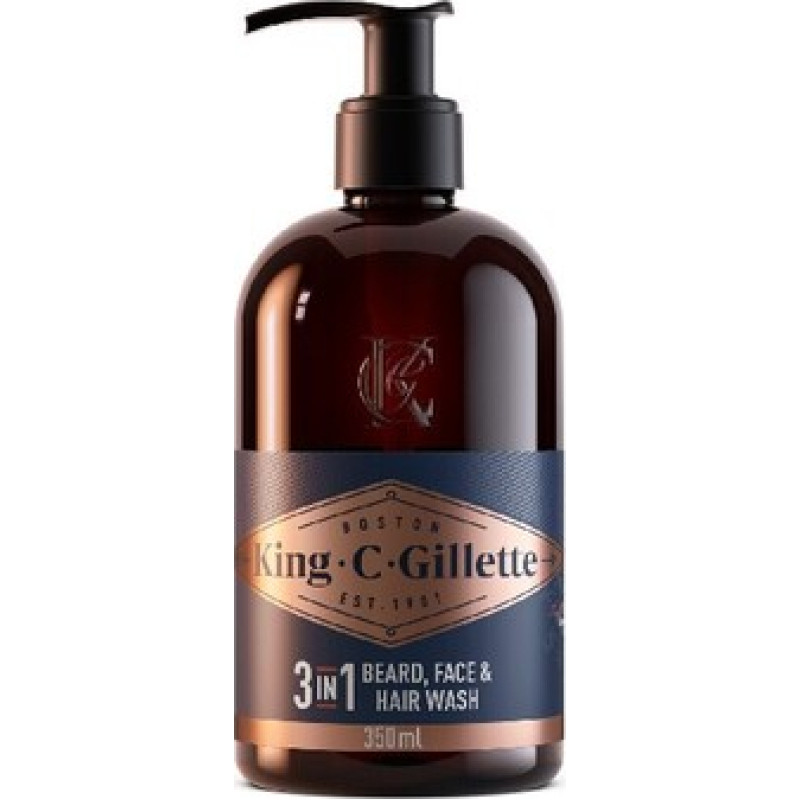Gillette King Beard & Face Wash Shampoo
