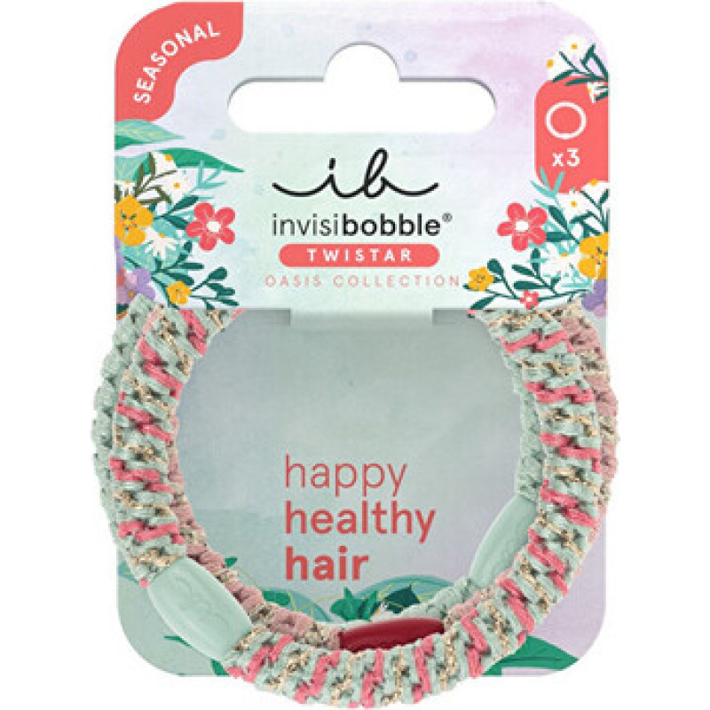 Invisibobble Twistar Oasis Mint Braids - Gumička 3 ks