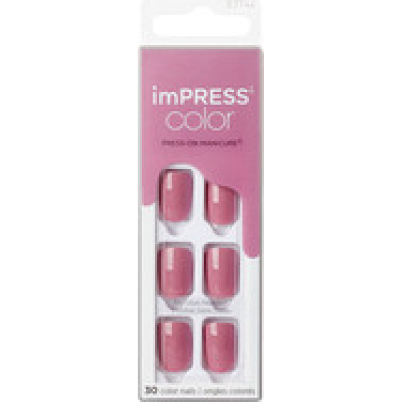 Kiss My Face ImPRESS Color Petal Pink Nails 30 pcs