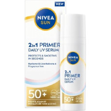 Nivea Daily UV Serum 2in1 Primer SPF 50+ - Pleťov&eacute; s&eacute;rum 2v1